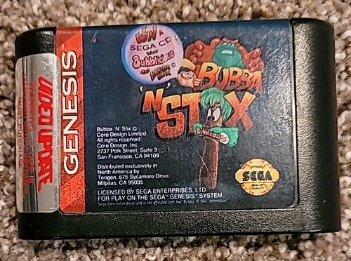 Bubba stix sega genesis - bubba, (sega