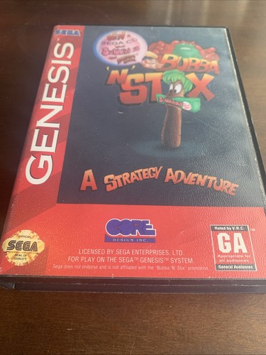 Bubba stix sega genesis - 'n',