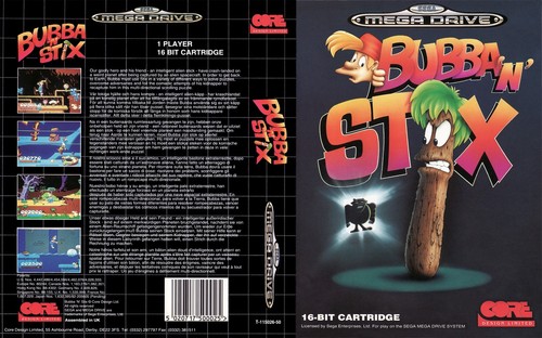 Bubba stix megadrive pal - megadrive,