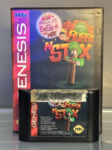 Bubba stix sega genesis - bubba, 'n'