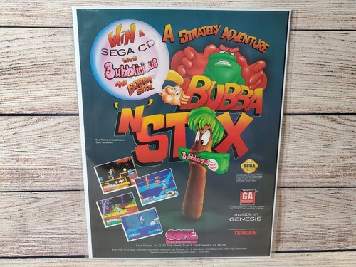 Bubba stix sega genesis - bubba,